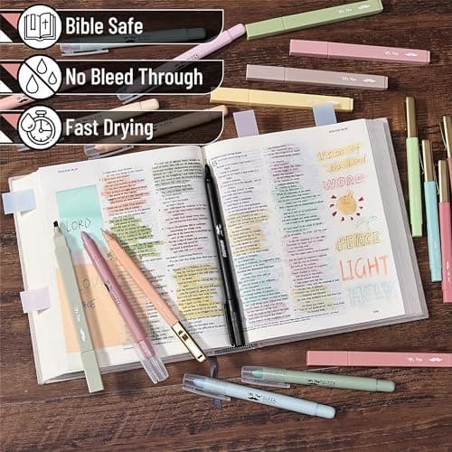 Mr. Pen- Bible Journaling Kit, Bible Study Supplies, No Bleed Bible Highlighters and Pens No Bleed