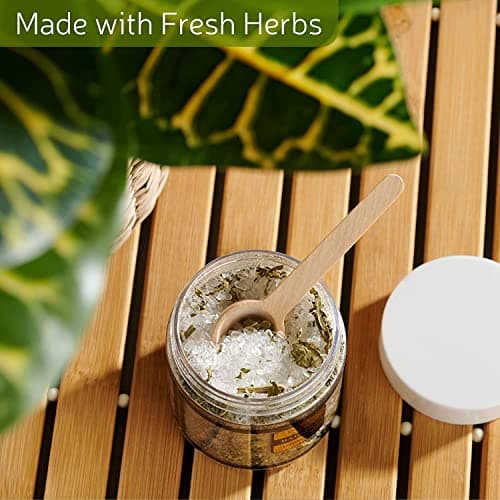 Christmas Gifts for Women Who Have Everything, Epsom Bath Salts Gift Basket Set, Relaxing Self Care Salt W/Essential Oil, Gifts for Mom, Lavender, Eucalyptus, Lemon, Coconut, Tea Tree, Honey Almond