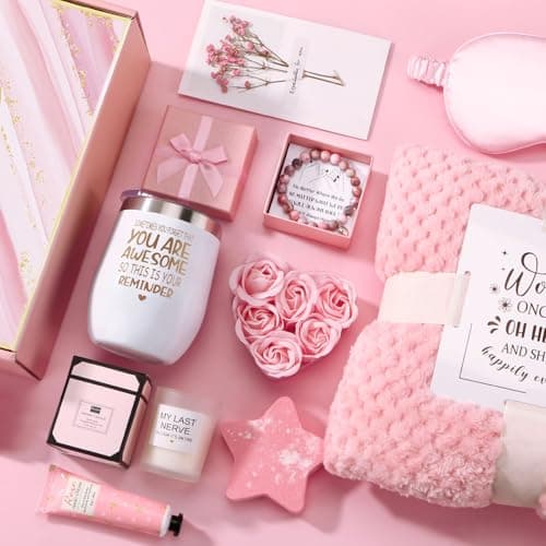 Best Friend Birthday Gifts for Women Self Care Package, Funny Friendship Gifts for Friends Female Bestie BFF Sisters, Christmas Gift for Bestfriend Mom Her Wife Girlfriend, Unique Spa Gift Baskets