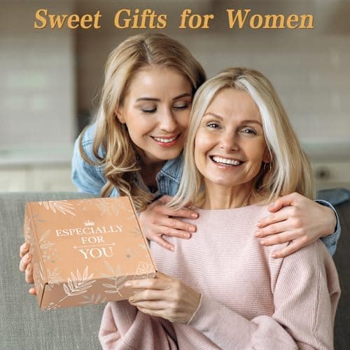 60th Birthday Gifts for Her Women, Cool Gifts for 60 Year Old Woman, Sixty Birthday Tote Bag Glass Cup Candle Gift Basket Ideas Daughter Mom Sister Friend Wife Coworkers