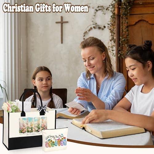Christian Gifts for Women, Religious Faith Based Present, Best Friend Sister Mom Birthday Friendship Gifts for Women, Christmas Mothers Day Easter Thanksgiving Ideas Present
