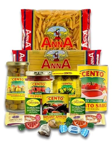 Family Style Imported Italian Gift Basket with Pasta, Sauce, Antipasto and More
