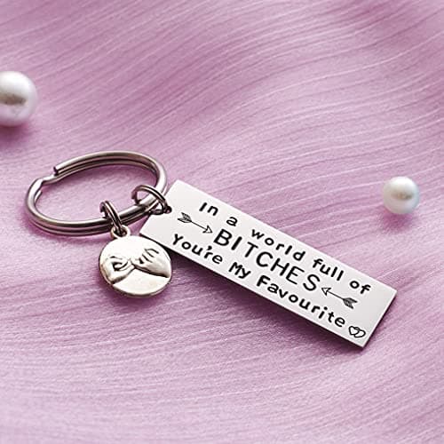 Melix Home Best Friend Keychain Friendship Gifts Sister Cute Keychains for BFF Gift Ideas