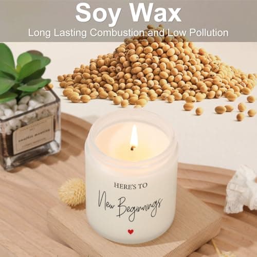 New Beginnings Gifts for Women Going Away Gifts for Coworkers Women Leaving Farewell for Coworkers Moving Away for Friends Divorce Housewarming Scented Candles Lavender