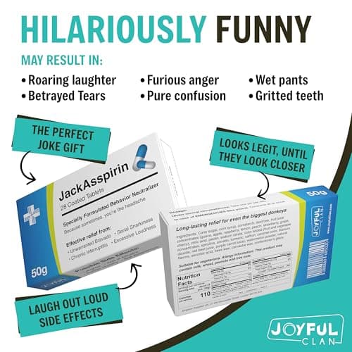 Funny Prank Pill Box with Sweets Gag Gifts for Men Funny Valentines Gifts for Him Xmas Secret Santa Christmas Stocking Filler for Women- Novelty Joke Birthday Gifts for Boyfriend Dad