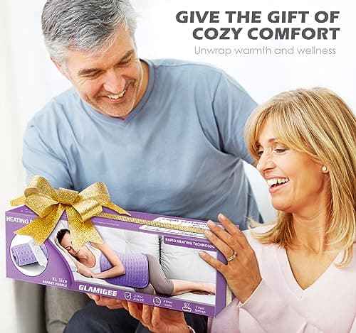 Heating Pad for Back Pain Cramps Relief - Electric Heating Pad for Neck/Shoulder/Muscle Pain - 6 Heat Settings, Auto Off, Moist Heat Options, Machine Washable, Mothers Day Gifts for Mom, Women - XL