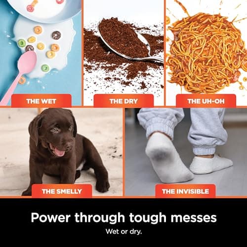 Shark HydroVac MessMaster Wet Dry Vacuum Cleaner, Cordless, 3-in-1 Vacuum Mop All in One & Self-Cleaning System, Lightweight, Powerful Suction, for Hard Floors & Area Rugs, Stone, WD261,Rose Gold