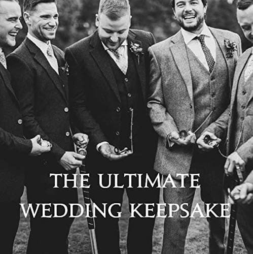 FJ FREDERICK JAMES Wedding Pocket Watches for Groomsman, Best Man, Groom, Father of The Bride & Groom I Silver Engraved I Complete Their Wedding Attire