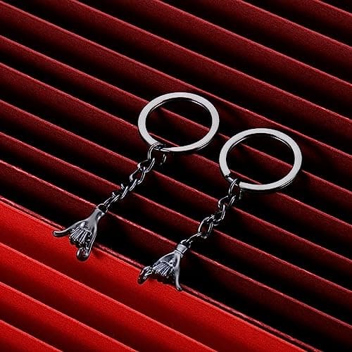 VANLOVEMAC Pinky Promise Gifts Matching Couple Gifts for Boyfriend Girlfriend Boo Basket Stuffers Gift for Women Men Him Her