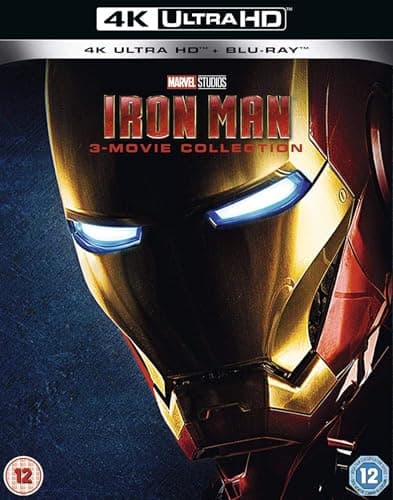 Iron Man: Trilogy (3-Movie Complete Collection, 6-Disc Box set) [4K UHD + Blu-ray] [Region Free]