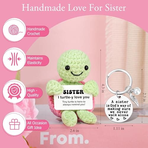 Sister Birthday Gifts, Christmas Mothers Day Birthday Gifts for Sister Set of 7
