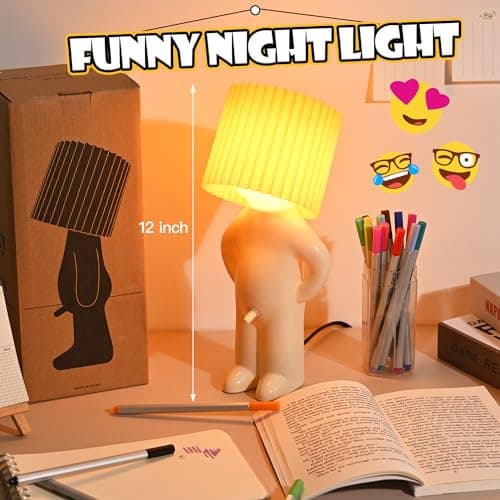 White Elephant Gifts for Adults,Bedside Night Light,Birthday Christmas Gifts for Men Women Boyfriend Girlfriend Husband Wife,Mens Gifts,Valentines Day Gifts for Him Her,Anniversary Funny Gag Gifts