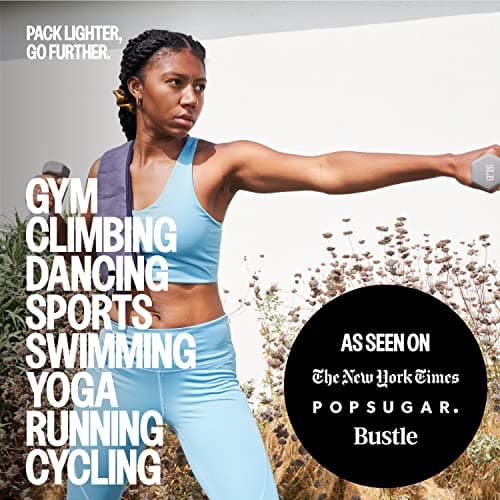 Acteon Microfiber Gym Towels 5 Pack, Quick Dry Silver ION Odor-Free Sweat Towel, Super Absorbent Fast Drying for Men & Women, Workout, Yoga, Running, Hiking, Travel – 16x30.5 Inch