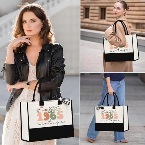 40th 50th 60th Birthday Gifts for Women Her Vintage 1965 1975 1985 Birthday Gifts Set for Grandma Mom Aunt Sister