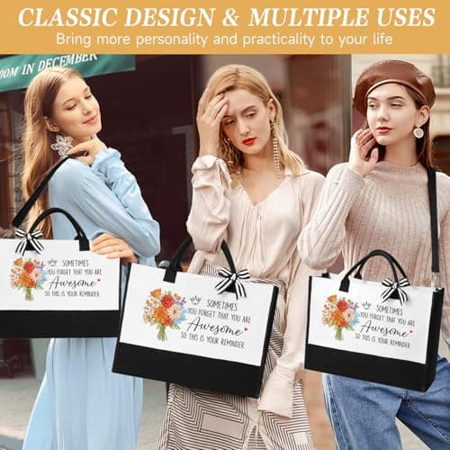 Thank You Gifts for Women, Employee Appreciation Gifts for Coworkers Teacher Nurse Boss Mom Farewell Retirement Thank You Gift Box, Canvas Tote Bag Tumbler Gratitude Gift Baskets