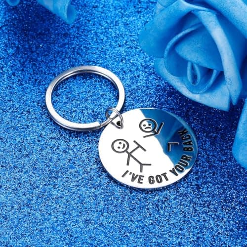 Octamber Funny Gifts Best Friend Keychain for Friends BFF Besties I Got Your Back Keychain