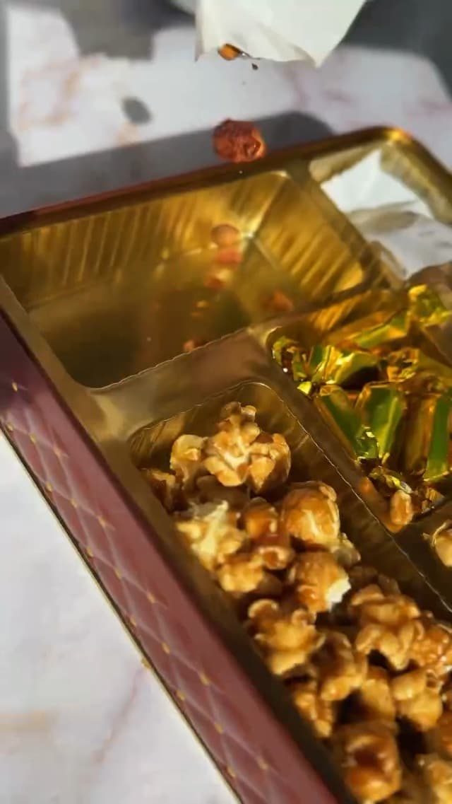 Snack Assortment Gift Basket- Cookie and Nuts Gift Tin- Gourmet Treat Variety Present in Keepsake Tray– Gift Idea for Men, Women, Him, Her- Bonnie and Pop