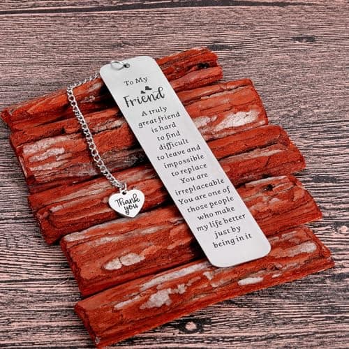 Bookmark Gifts for Best Friend Friendship Gift for Women Christmas Stocking Stuffers Friends Sentimental Gifts for Friend Best Friend Birthday Graduation Gifts for Women Female Friend Gift Ideas