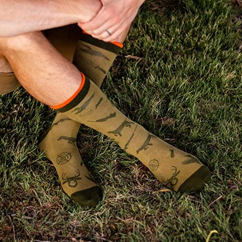 Lavley Funny Fishing and Hunting Socks for Men