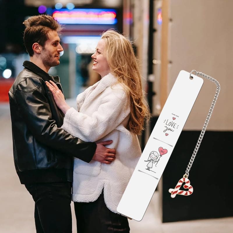 I Love You Gifts for Her Girlfriend Bookmarks Wife Reading Gift Valentines Birthday Christmas Gift for Gf Wifey Engagement Anniversary Wedding Gift for Women Fiancee Book Mark Gift