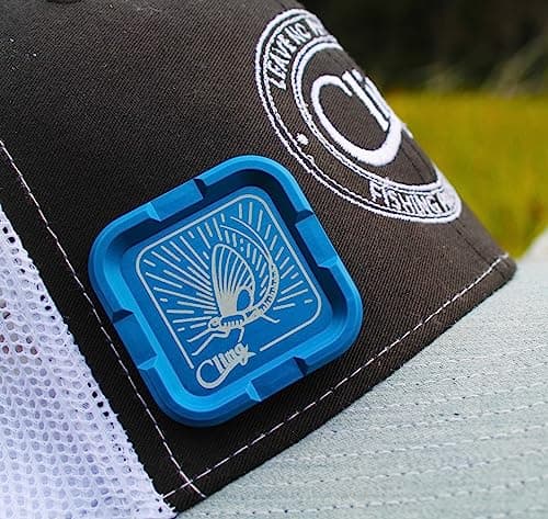 Cling Fishing Products Mag Grab® Mini – Compact Magnetic Fly Holder & Organizer for Anglers (Rising Dun, Orange)