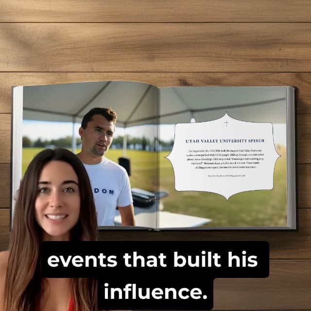 Generic Charlie Kirk Visual Biography – 30-Page Printed Collectible Photo Portfolio | Coffee-Table Keepsake with Captions & Dates (Not a Book/No ISBN)