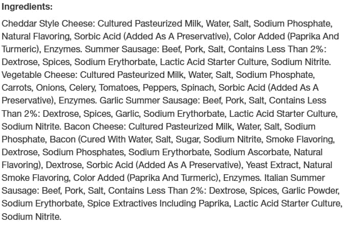 The Wisconsin Cheeseman 6-Piece Meat & Cheese Collection – Summer Sausage Meats and Cheeses Gift Basket for Adults, Women & Men – Holiday Charcuterie Board, Thank You Gifts