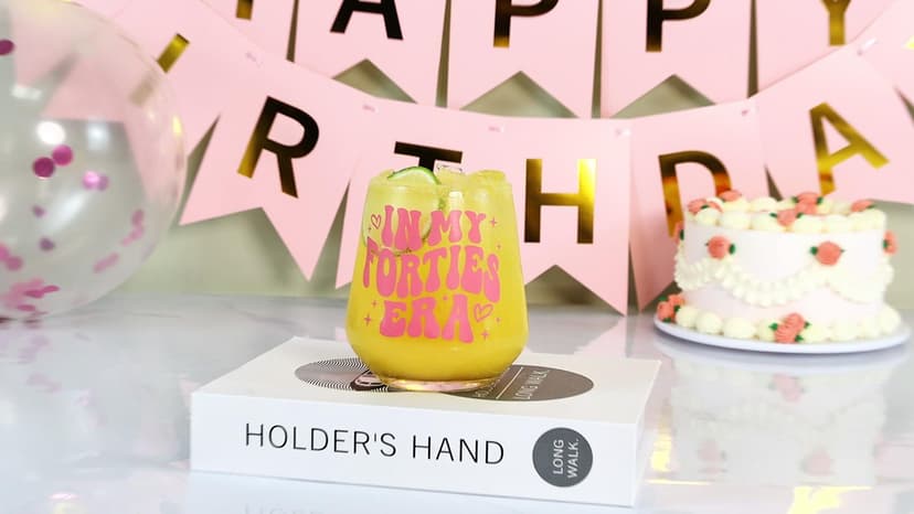 40th Birthday Gifts For Her - In My 40s Era Wine Glass, Best 40th Birthday Gifts For Women, 40 Years Old Gifts For Sister, Son, Daughter, Mom, Best Friend, Birthday Glass For Decorations, 18oz