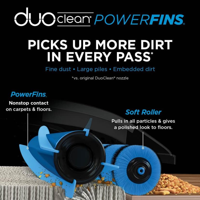 Shark | Upright Vacuum Cleaner for Home | Rotator Lift-Away | No Hair Wrap | HEPA Filter | Lightweight Bagless Vacuum for Pet Hair | LED Headlights For Carpets & Hardwood Floors | Silver | LA502