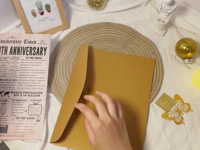 Jumbo 50th Anniversary Card for Women Men, Funny 50th Wedding Anniversary Decorations for Mom Dad, Romantic 50 Year Anniversary Card Gift for Wife Husband, Golden Wedding Gift