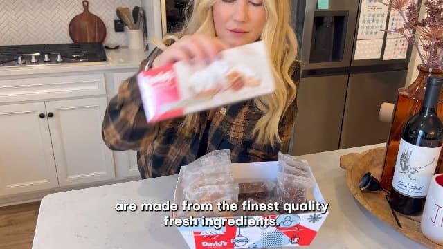 David’s Cookies Holiday Cookies and Brownies Gift Basket Crate - Deliciously Flavored Assorted Cookies and Brownies in a Christmas Snack Box Gift Crate - Gourmet Holiday Food Gift Basket for Sharing