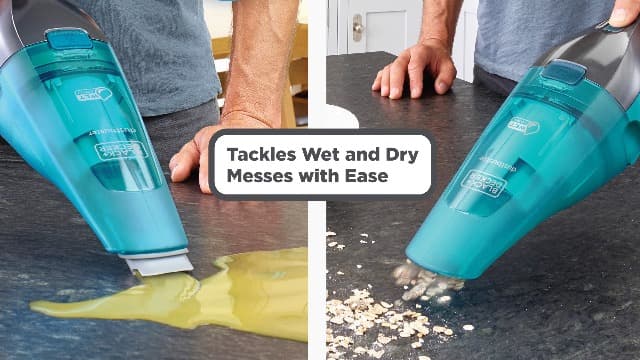 BLACK+DECKER dustbuster Wet/Dry Handheld Vacuum, Cordless Hand Vac (HNVC215BW52)