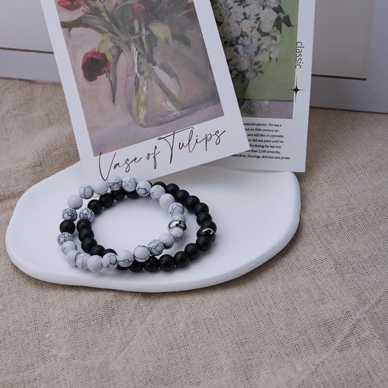 Matching Bracelet for Couples Anniversary Birthday Gifts for Husband Boyfriend Girlfriend Christmas Gifts for Women Men