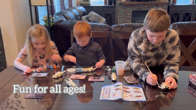 faentwc Dinosaur Painting Toys for Kids 5-7: 2 in 1 Dino Arts Painting Kits and Pull Back Cars Toy for Boys 4 5 6 7 8 9 10 Year Old Art & Craft Set for Girl DIY Easter Birthday Gifts for Kid Age 3-12