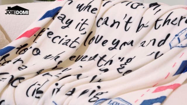 Joiedomi Birthday Gifts for Mom Soft Flannel Mom Blanket for Women Wife Grandma Mothers Day Anniversary Present from Daughter Son 50" x 60" Ivory White