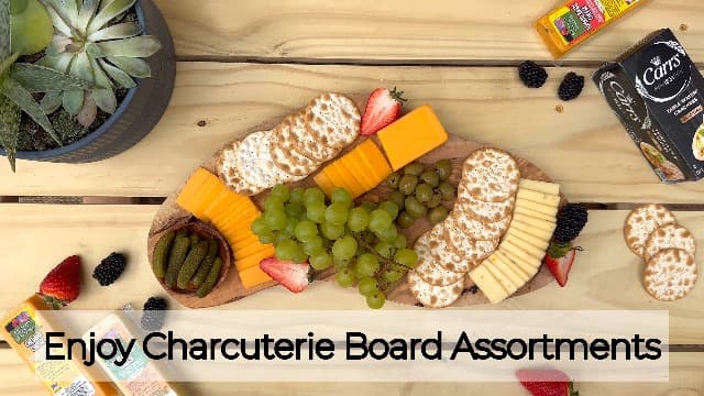 Wisconsin Cheese Company - Specialty 100% Wisconsin Cheese Block Assortment Sampler - (Pack of 7 Blocks) Cheddar, Pepper Jack, Swiss, Gouda, Salami, Smoked Cheddar & Tomato Basil | Locally Sourced | Perfect for Parties, Charcuterie Boards and Birthday Gifts | Great Birthday Gift for Cheese Lovers