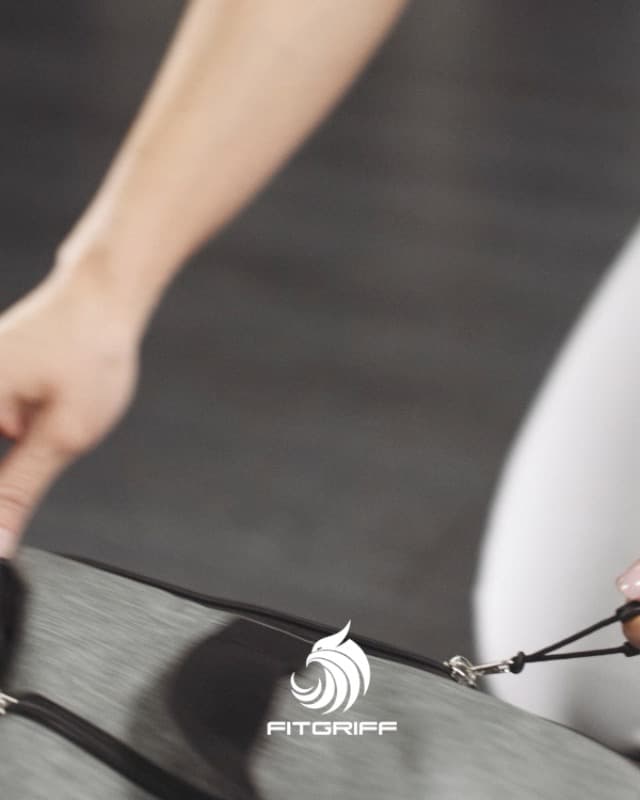 Fitgriff® Gym Bag for Men & Women with Shoe & Wet Compartment - Duffle Bag for Travel, Sports, Fitness & Workout