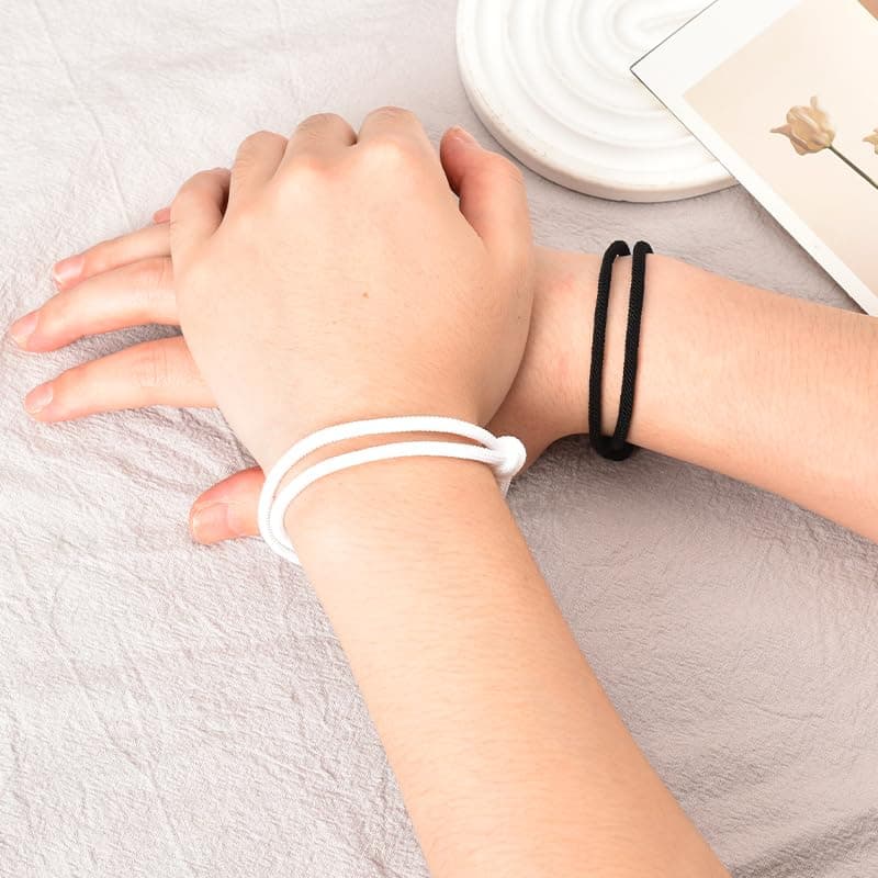Couples Bracelets for Him and Her Bond Bracelet Long Distance Relationship Gift Ideas Adjustable Bracelets for Men Women