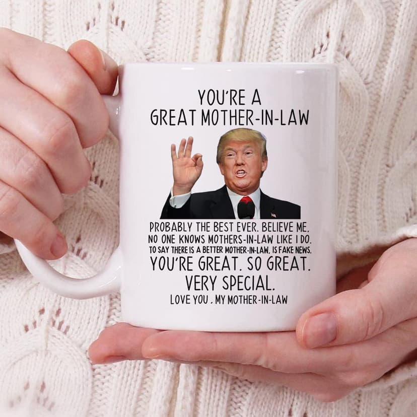 Aurahouse Funny Mother-in-law Mug - 11 Oz, Great Mother-in-law Gift for Birthday, Mother's Day, Christmas