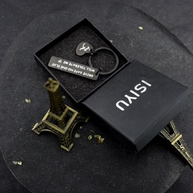 Mens Fathers Day Dad Gifts for Him Naughty Birthday Bf Gifts Anniversary Keychain for Men Sweetest Day for Him Husband Boy Friend Drive Safe Couples from Girlfriend Wife Gift Her Fiance Christmas