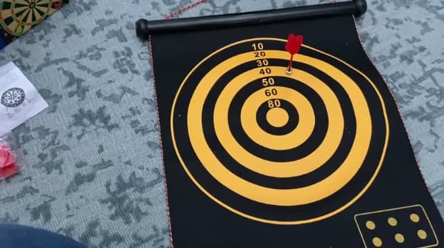 Mixi Magnetic Dart Board Outdoor Game for Kids with 12 Darts, Best Toys Gifts for Teenage Boys Girls Age 5 6 7 8 9 10 11 12 13 14 15 16 Years