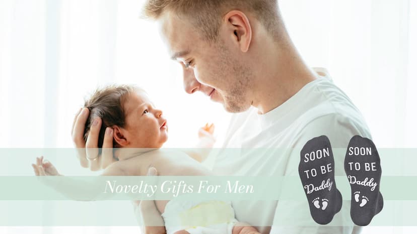HAPPYPOP Gifts for Family Members - New Dad Gifts, Funny Dad Mom Aunt Socks