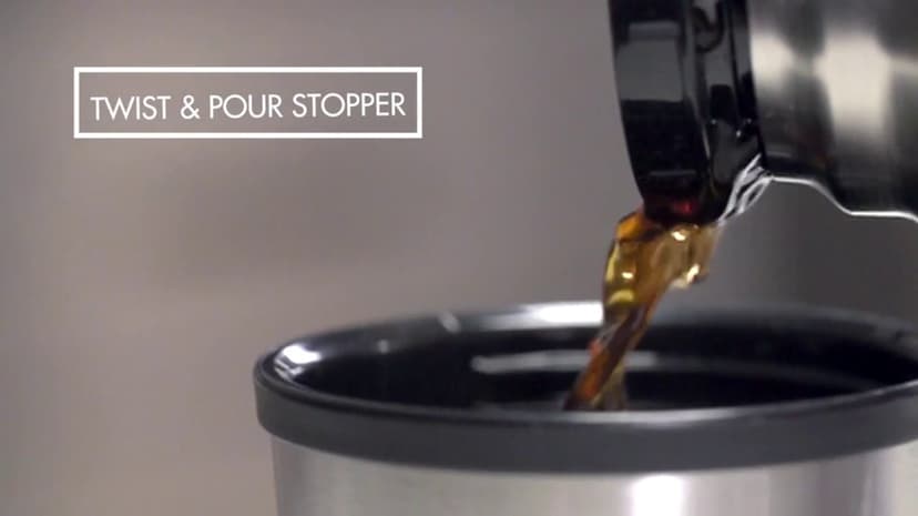 Thermos Vacuum Insulated 16 Ounce Compact Stainless Steel Beverage Bottle