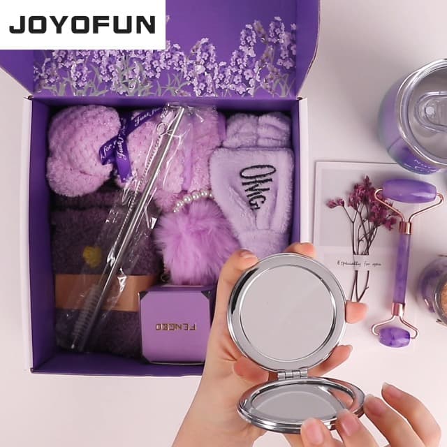 Birthday Gifts for Women,Gifts for Her Purple Gifts Basket for Women Lavender Relaxing Gift Set Self Care Package Unique Female Gift Ideas Birthday Presents Female Friendship Gifts