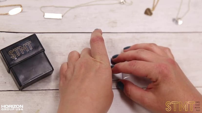 STMT D.I.Y. Hand Stamped , DIY Personalized Stamp Jewelry, Great Teenage Birthday Gift, Unique Handmade Jewelry & Name Plates, Bead Kits for Kids, Teens & Adults Ages 14+