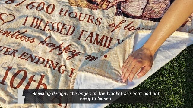 Wedding Anniversary Blanket Gifts for Men Women Him Her Wife Husband, Romantic Anniversary Marriage Gift for Couple Parents Girlfriend Boyfriend, Happy Anniversary Decorations Blanket 60"X50"