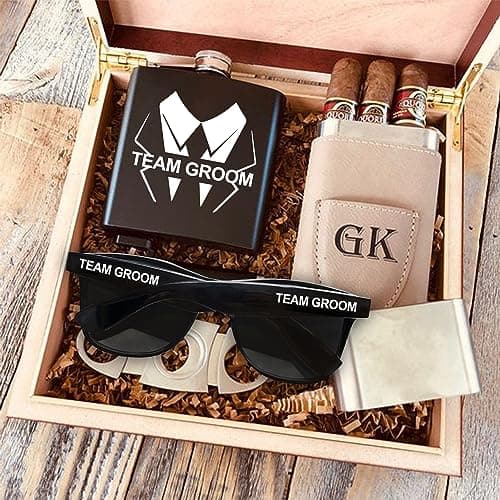 LotsBuyLots Groomsmen Gifts-10PCS Wedding Sunglasses Bachelor Party Favors for Groom,Team Groom (Team Groom)