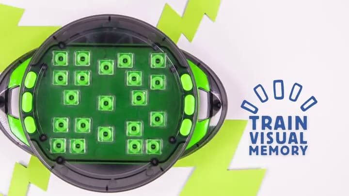 Educational Insights BrainBolt - Handheld Memory Game with Light and Sound, Electronic Brain Games, Single Player Brain Teasers for Kids Teens, & Adults, Gamer Gifts for Boys & Girls Ages 7+