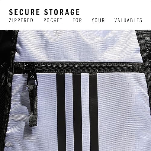 adidas Alliance Sackpack – Drawstring Backpack for Sports, Small Gym Bag