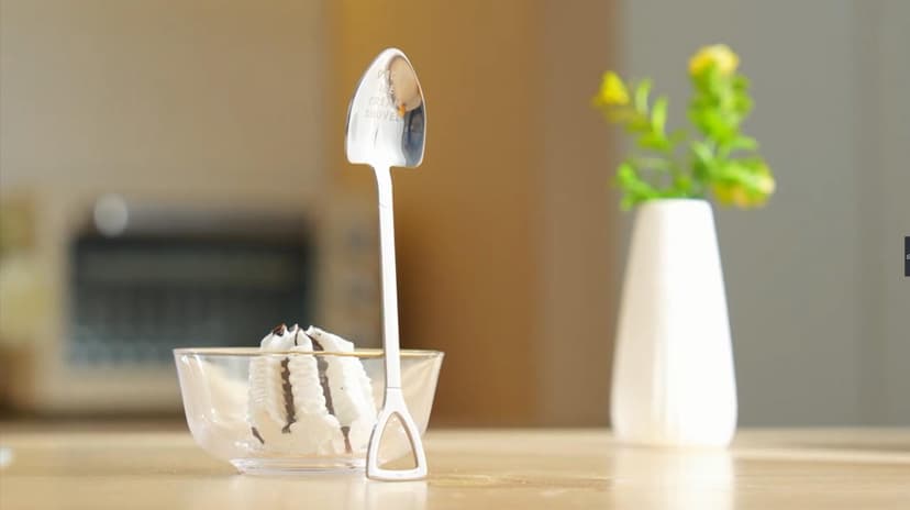 Gifts For Dad Men from Daughter Stocking Stuffers for men dad Ice Cream Spoon Scoop for Ice Cream Lovers, Christmas Gifts Funny Engraved Stainless Steel Shovel